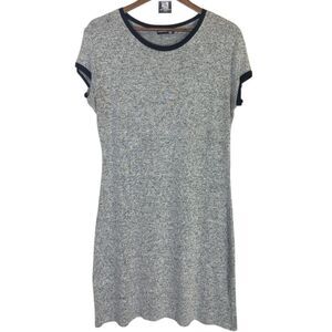 POPULAR 21 heather grey static knit dress // XL
